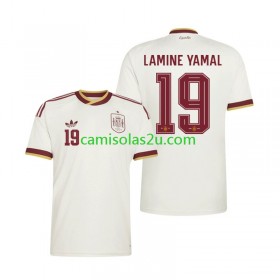 Camisolas de futebol Espanha Lamine Yamal 19 Equipamento Alternativa World Cup 2026 Manga Curta